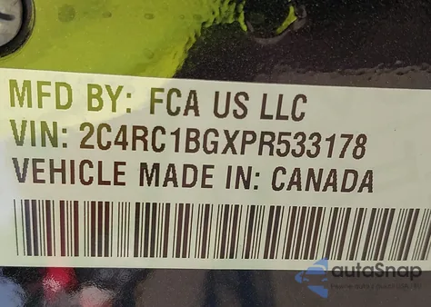 2023 Chrysler Pacifica Touring L from USA, damaged, VIN 2C4RC1BGXPR533178